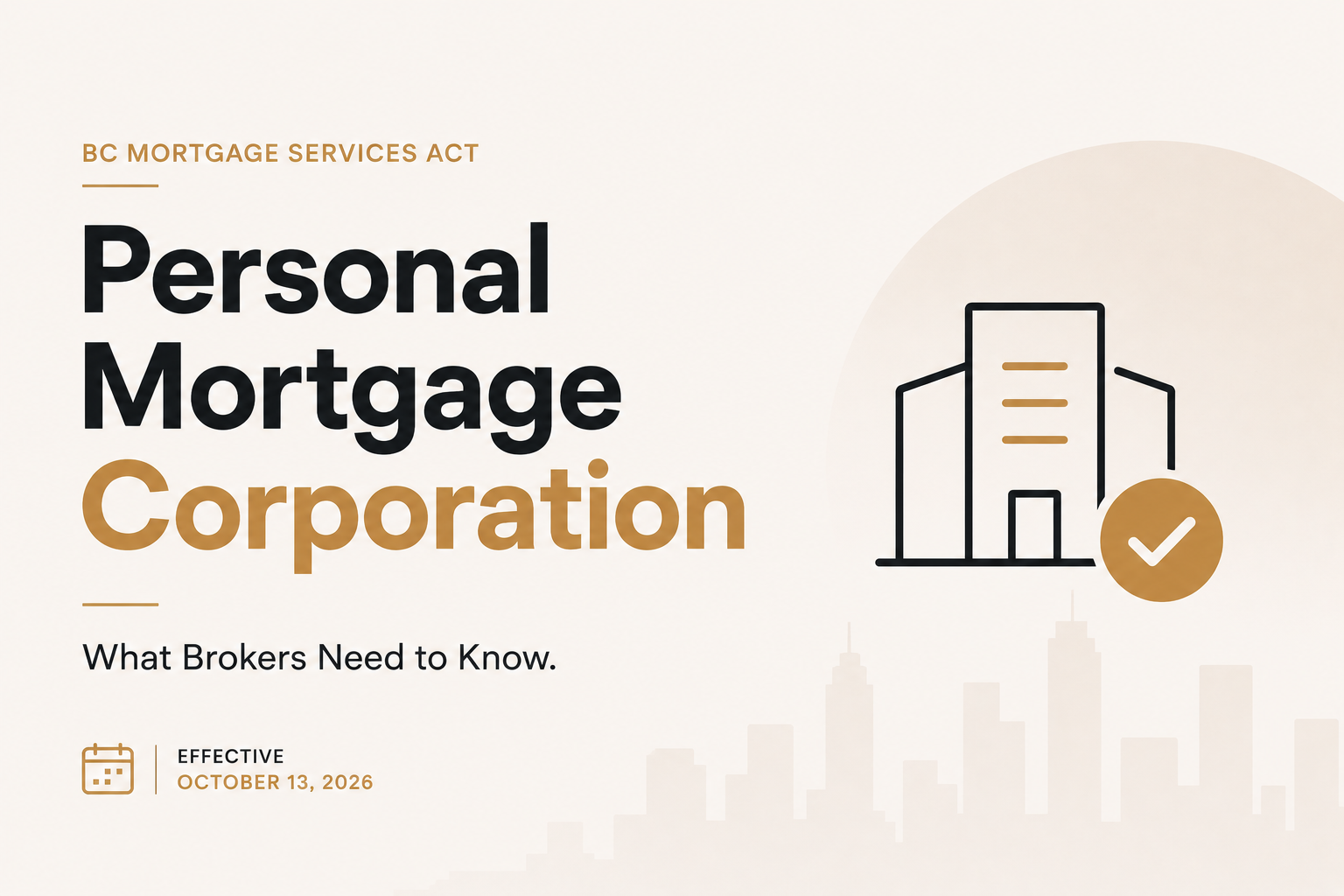 Personal Mortgage Corporations in BC: What Brokers Need to Know